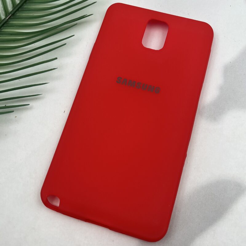 قاب گوشی Galaxy Note 3 سامسونگ TPU سیلیکونی ژله ای لوگو دار قرمز کد 54792 - Image 2