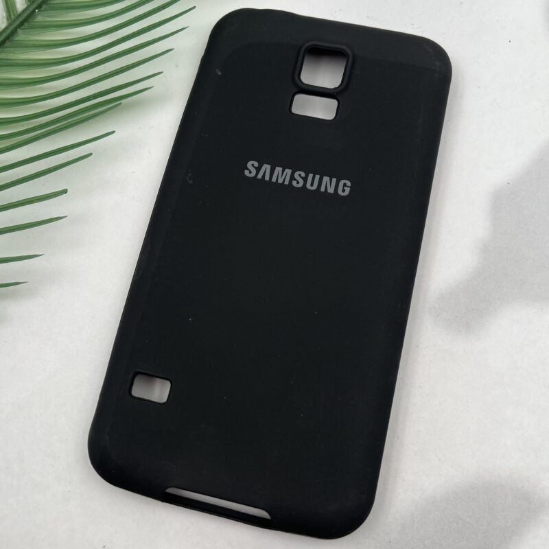 قاب گوشی Galaxy S5 سامسونگ سامسونگ TPU سیلیکونی ژله ای لوگو دار مشکی کد 65596 - Image 2