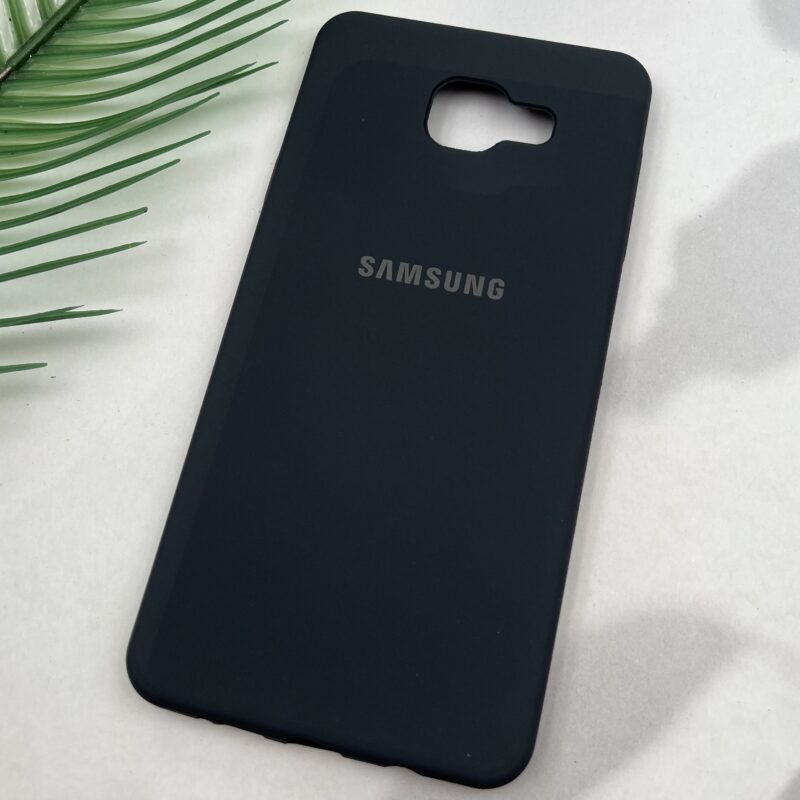 قاب گوشی (Galaxy A7 2016 (A710 سامسونگ TPU سیلیکونی ژله ای لوگو دار خاکستری کد 68786 - Image 2