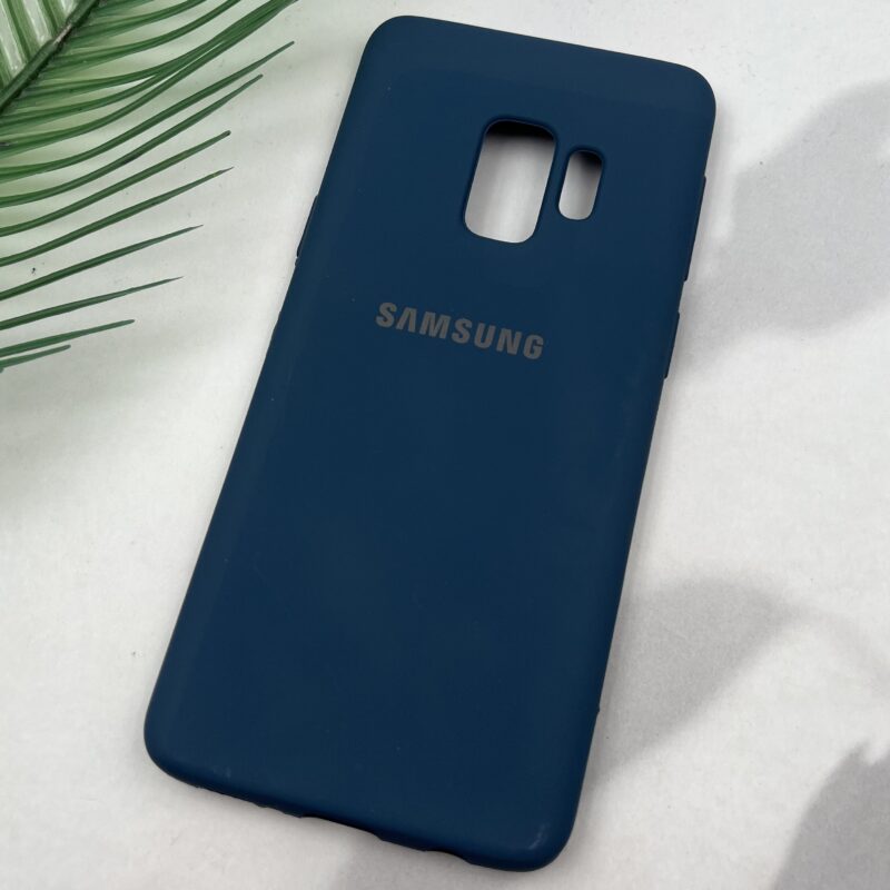قاب گوشی Galaxy S9 سامسونگ TPU سیلیکونی ژله ای لوگو دار سرمه ای کد 71837 - Image 2