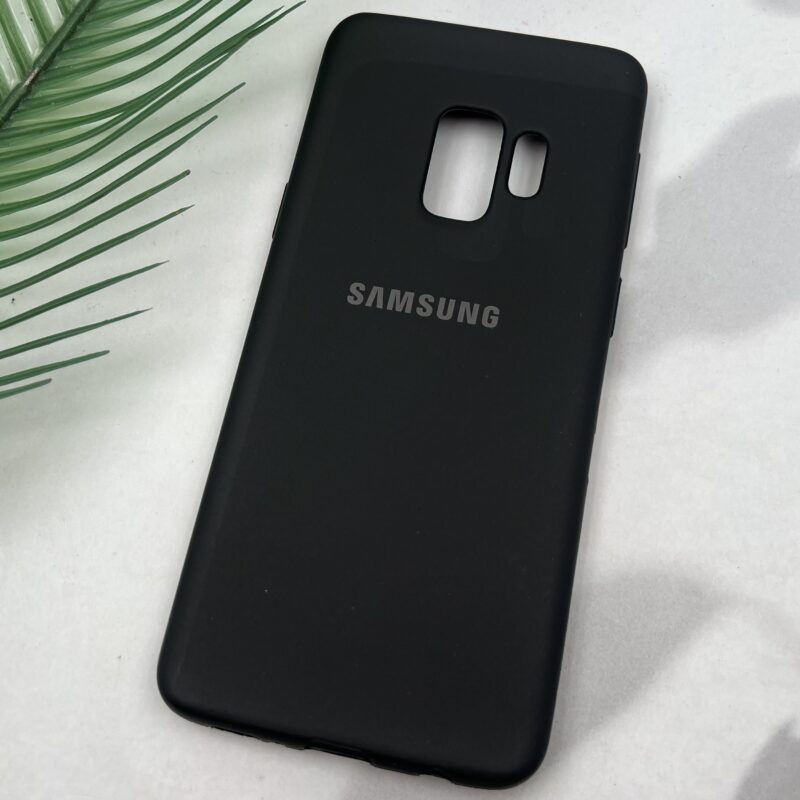 قاب گوشی Galaxy S9 سامسونگ TPU سیلیکونی ژله ای لوگو دار مشکی کد 72344 - Image 2
