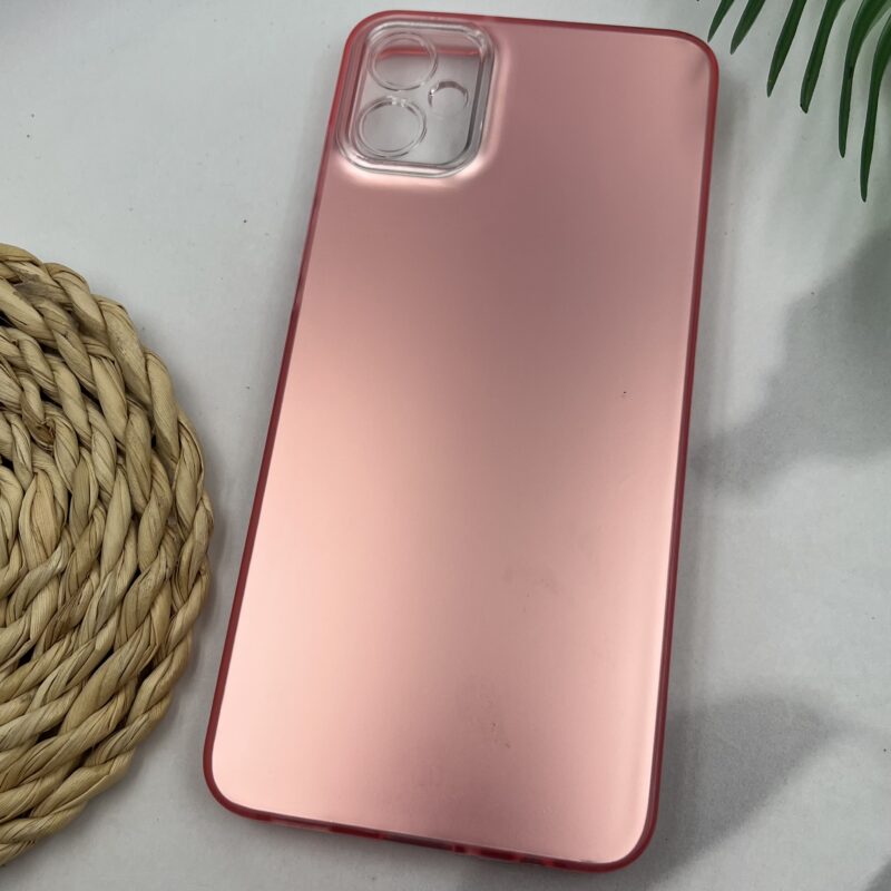 قاب گوشی Galaxy A05 سامسونگ So Cool اورجینال New Case محافظ لنز دار صورتی کد 73739 - Image 2