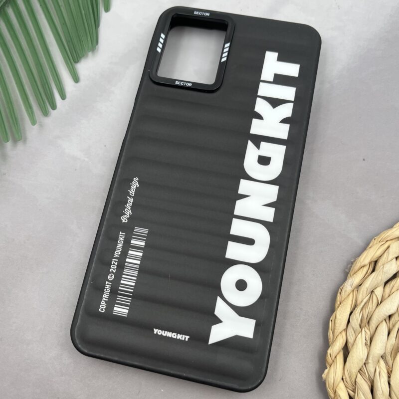 قاب گوشی Galaxy A12 / Galaxy M12 سامسونگ سیلیکونی YOUNGKIT طرح Barcode Sector اسپرت مشکی کد 86808 - Image 2