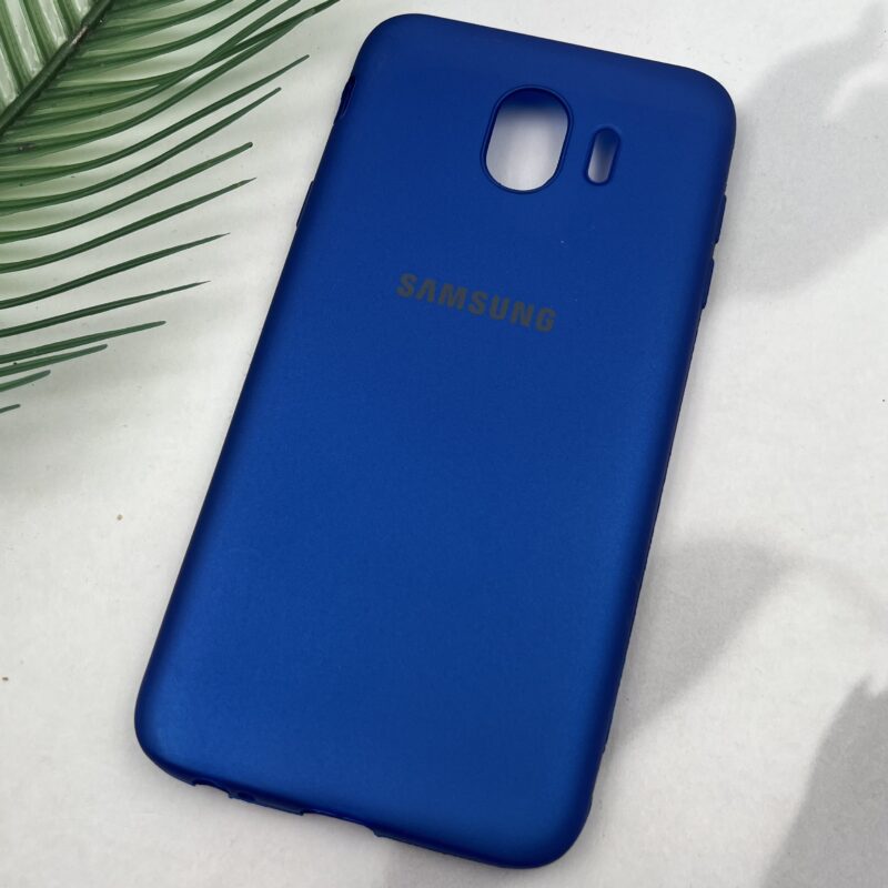 قاب گوشی Galaxy J4 2018 (J400) سامسونگ TPU سیلیکونی ژله ای لوگو دار آبی کاربنی کد 89678 - Image 2