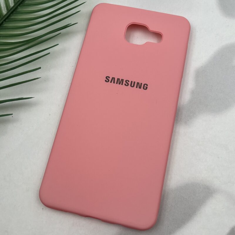قاب گوشی (Galaxy A7 2016 (A710 سامسونگ TPU سیلیکونی ژله ای لوگو دار گلبهی کد 89691 - Image 2