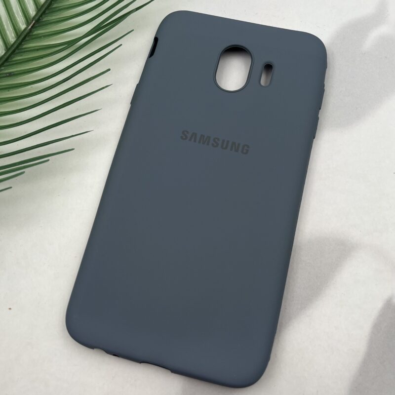 قاب گوشی Galaxy J4 2018 (J400) سامسونگ TPU سیلیکونی ژله ای لوگو دار خاکستری کد 98790 - Image 2