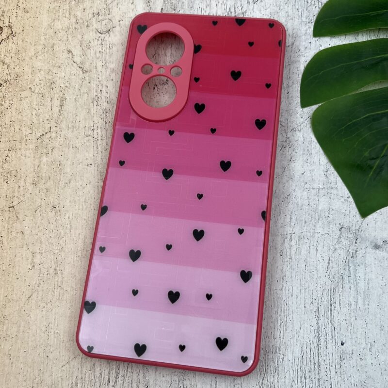 قاب گوشی Huawei Nova 9 SE هوآوی لیزری دور سیلیکونی محافظ لنز دار طرح قلبی کد 13944 - Image 2