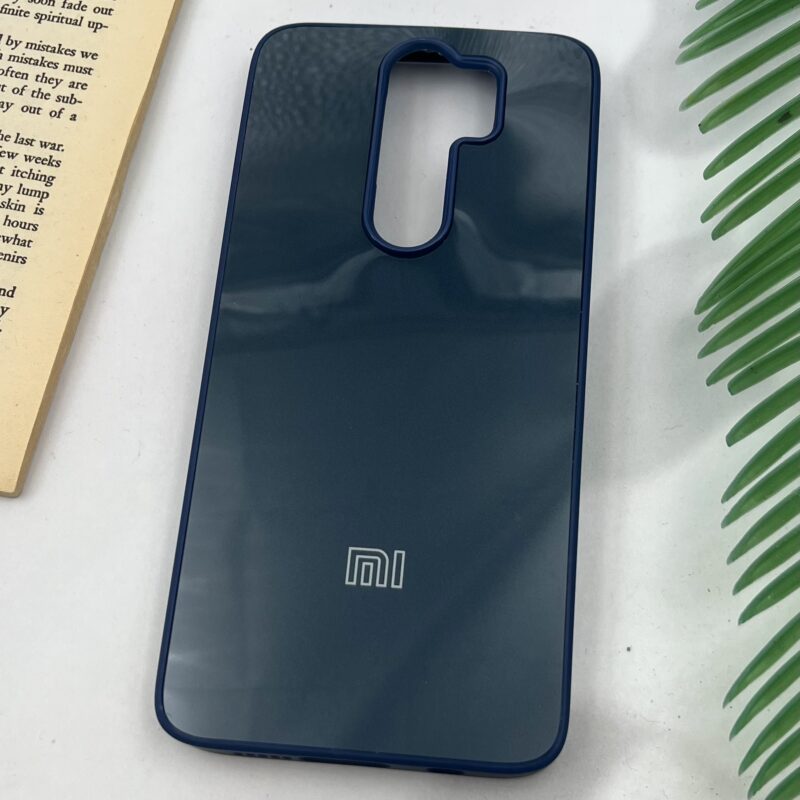 قاب گوشی Redmi Note 8 Pro شیائومی PVD Case لوگو دار دور سیلیکونی Classic سرمه ای کد 28287 - Image 2