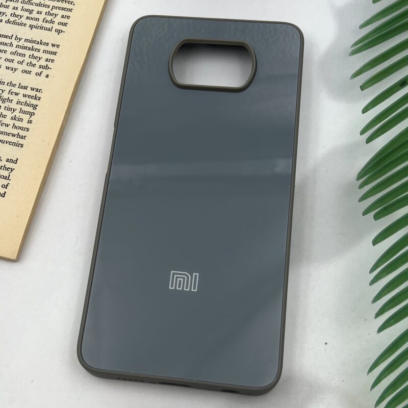 قاب گوشی Poco X3 / Poco X3 NFC / Poco X3 Pro شیائومی PVD Case لوگو دار دور سیلیکونی Classic تیتانیوم کد 31549 - Image 2