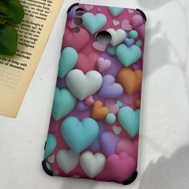قاب گوشی Huawei Y9 2019 هوآوی ایربگ دار ضد ضربه محافظ لنز دار طرح قلب رنگی کد 39701 - Image 2