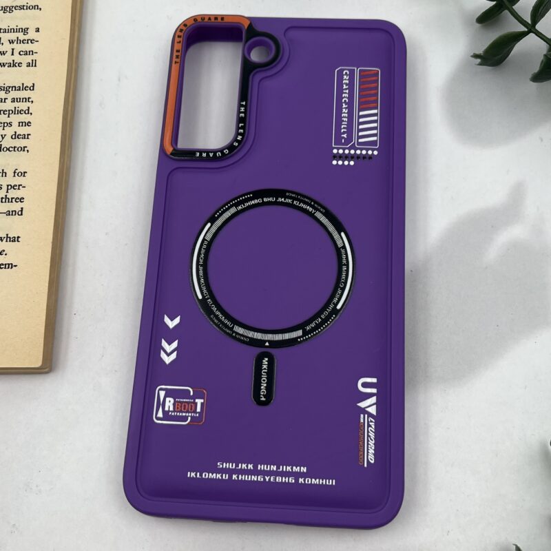 قاب گوشی Galaxy S21 FE سامسونگ ضد ضربه طرح Magsafe مگ سیف Sport بنفش کد 41236 - Image 2