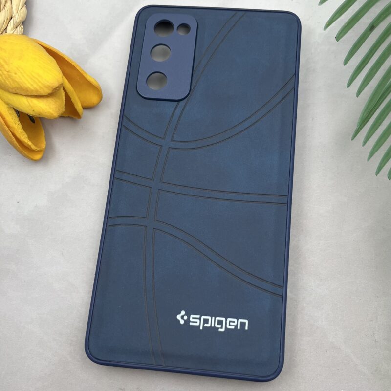 قاب گوشی Galaxy S20 FE سامسونگ مخمل NBA بسکتبالی Spigen محافظ لنز دار سرمه ای کد 42440 - Image 2