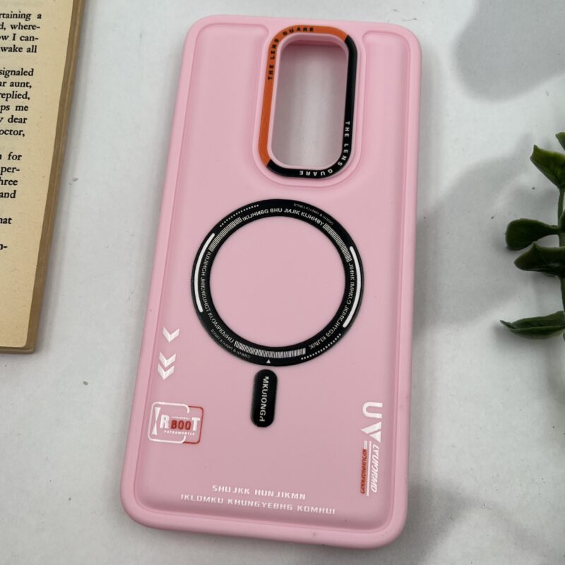 قاب گوشی Redmi Note 8 Pro شیائومی ضد ضربه طرح Magsafe مگ سیف Sport گلبهی کد 45929 - Image 2