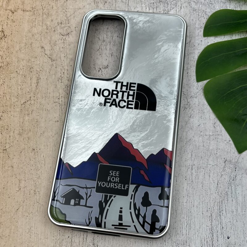 قاب گوشی Galaxy S24 FE سامسونگ Stone Case سیلور اورجینال طرح دار فانتزی براش The North Face سه بعدی کد 49204 - Image 2