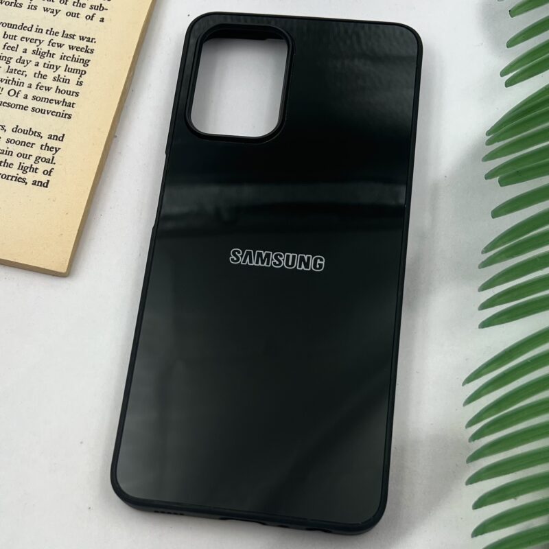قاب گوشی Galaxy A22 4G / Galaxy M32 4G سامسونگ PVD Case لوگو دار دور سیلیکونی Classic مشکی کد 64336 - Image 2