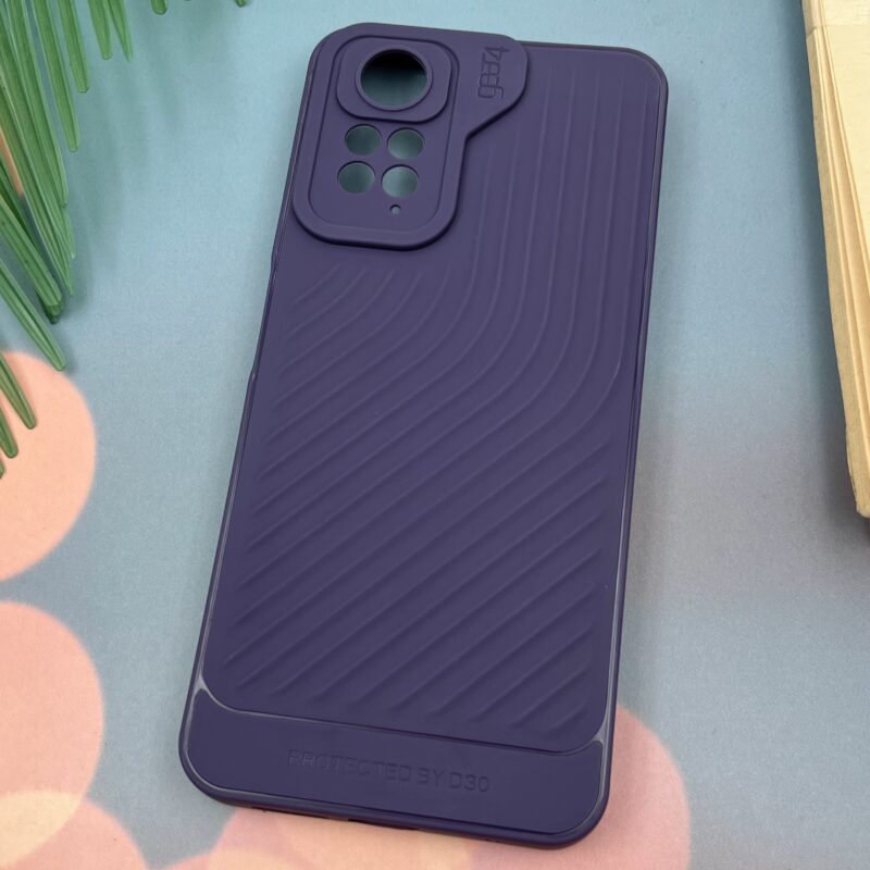 قاب گوشی Redmi Note 11 4G / Redmi Note 11S شیائومی سیلیکونی طرح برجسته Gear 4 محافظ لنز دار بنفش کد 74461 - Image 2
