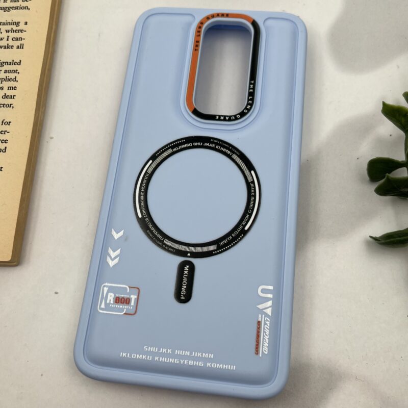 قاب گوشی Redmi Note 8 Pro شیائومی ضد ضربه طرح Magsafe مگ سیف Sport آبی پاستلی کد 77388 - Image 2