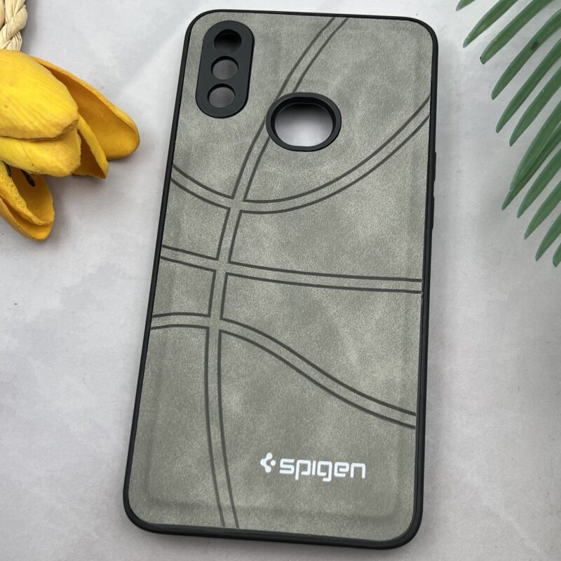 قاب گوشی Galaxy A10S سامسونگ مخمل NBA بسکتبالی Spigen محافظ لنز دار طوسی کد 78002 - Image 2