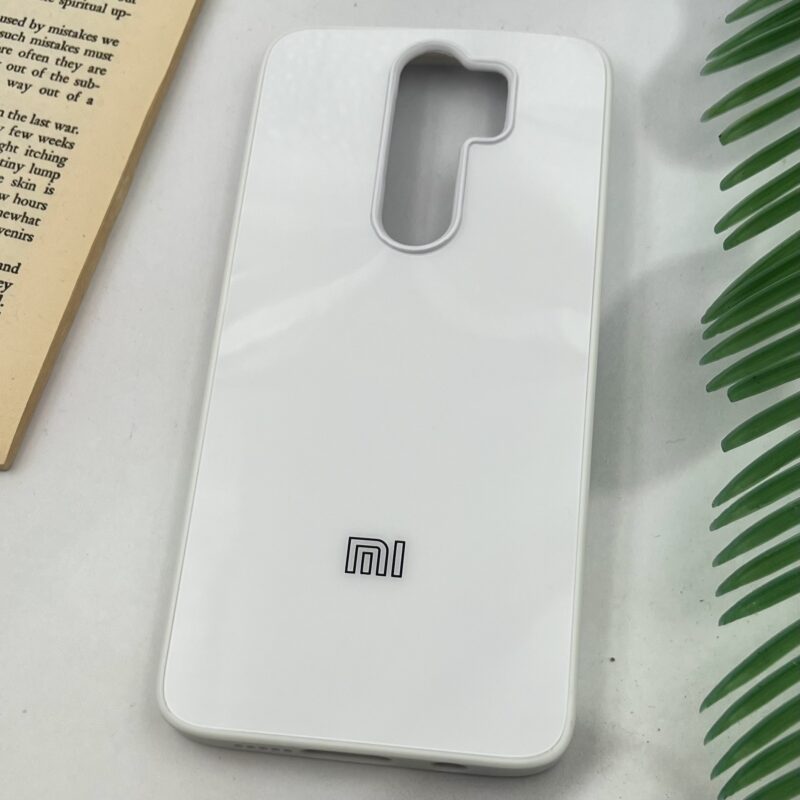 قاب گوشی Redmi Note 8 Pro شیائومی PVD Case لوگو دار دور سیلیکونی Classic سفید کد 79799 - Image 2