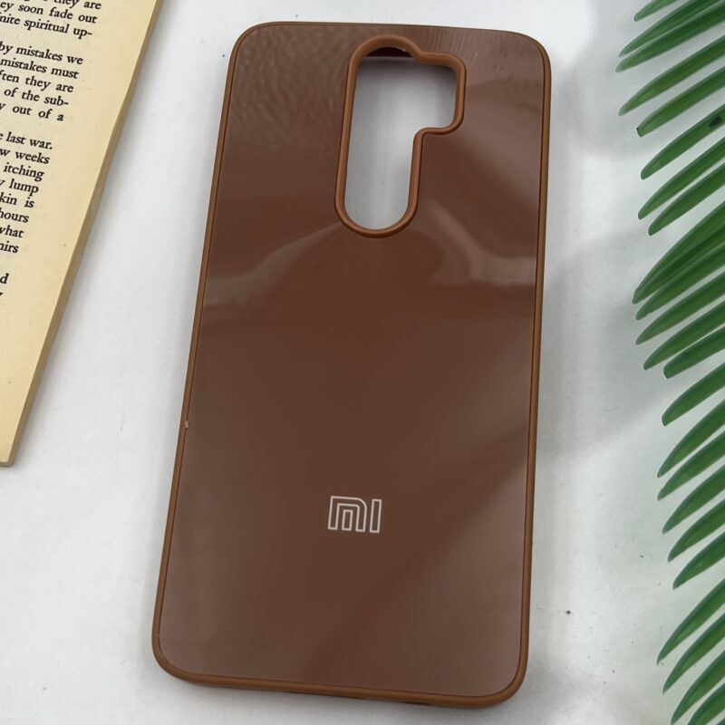 قاب گوشی Redmi Note 8 Pro شیائومی PVD Case لوگو دار دور سیلیکونی Classic عسلی کد 85231 - Image 2