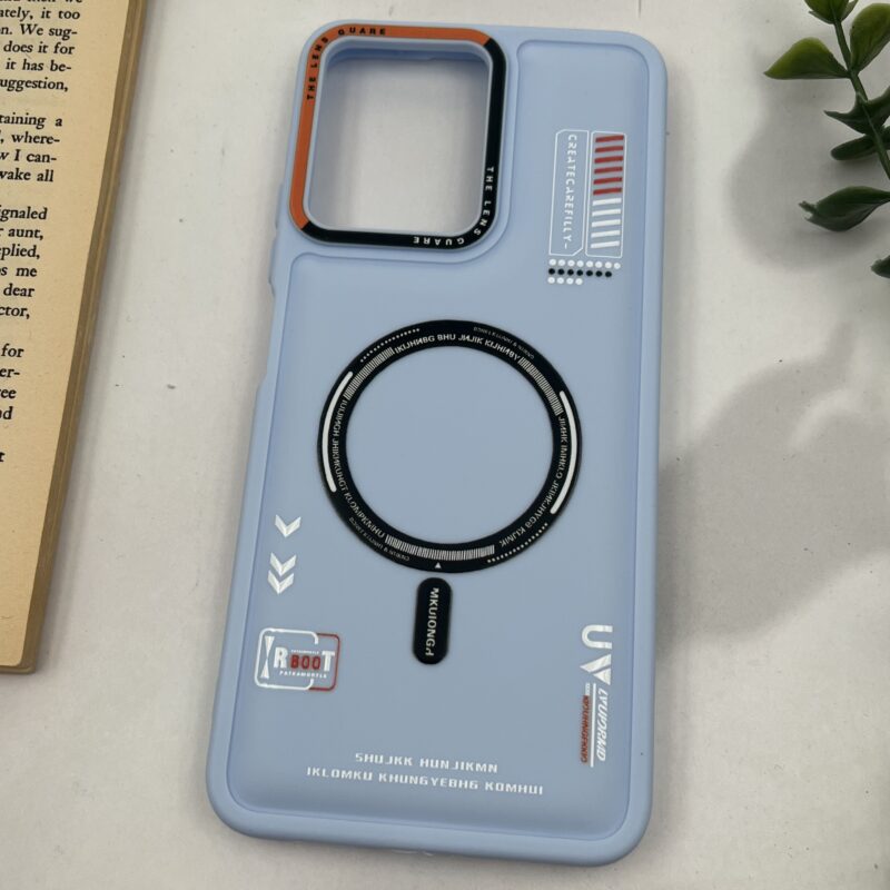 قاب گوشی Redmi Note 12 4G شیائومی ضد ضربه طرح Magsafe مگ سیف Sport آبی پاستلی کد 99343 - Image 2