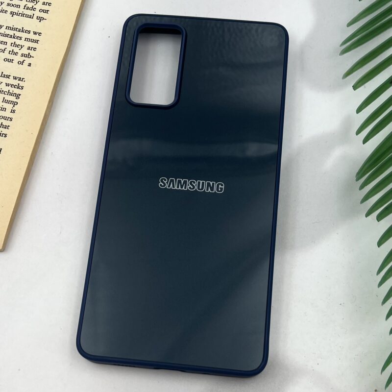 قاب گوشی Galaxy S20 FE سامسونگ PVD Case لوگو دار دور سیلیکونی Classic سرمه ای کد 99834 - Image 2