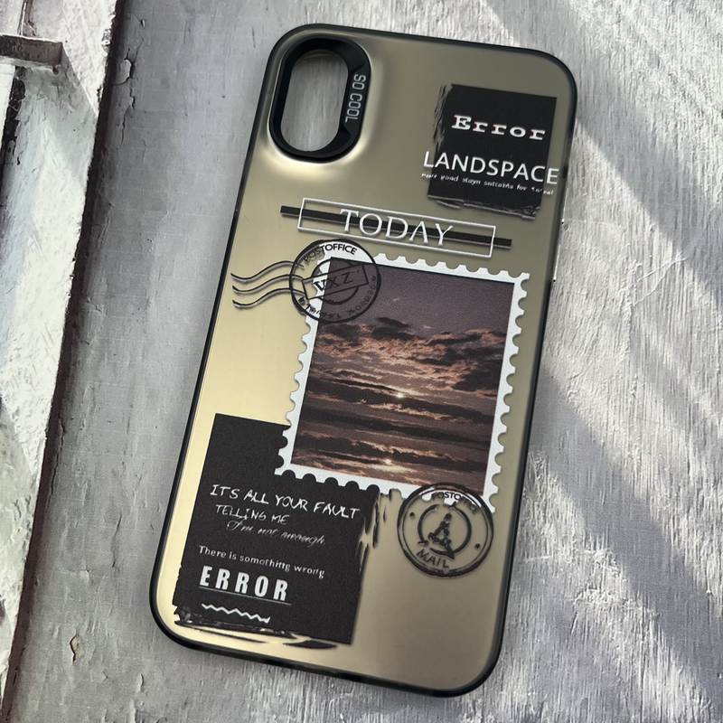 قاب گوشی iPhone X / iPhone XS آیفون SO COOL اورجینال PC Case کرومی طرح Sunset کد 13119 - Image 2
