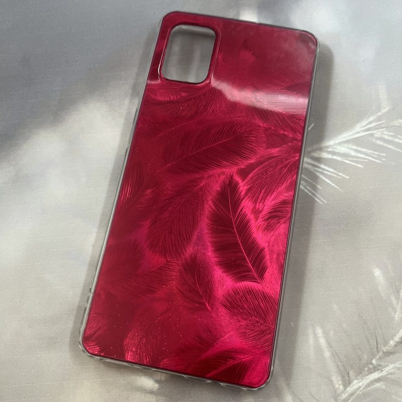 قاب گوشی Galaxy A51 سامسونگ طرح پر اکلیلی لاکچری اسپرت قرمز کد 15620 - Image 2