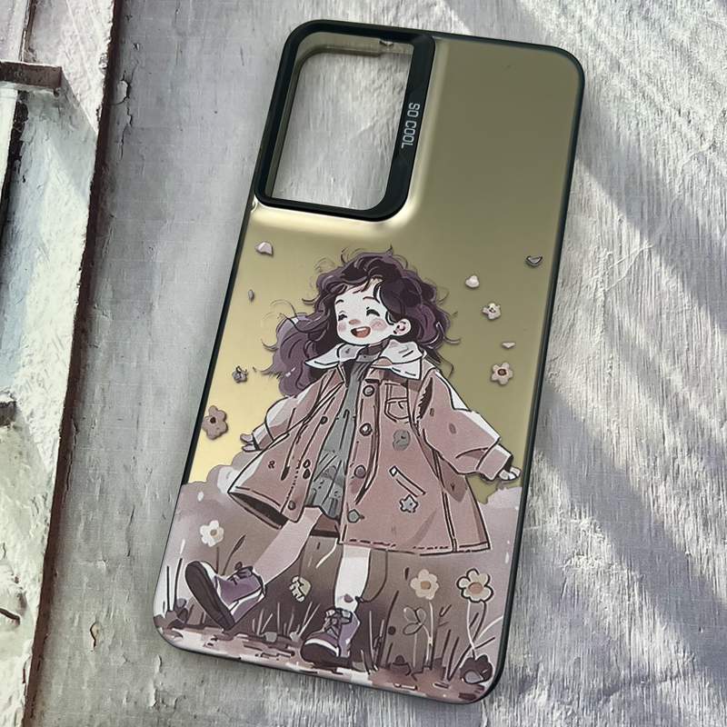 قاب گوشی Galaxy S21 FE سامسونگ SO COOL اورجینال PC Case کرومی طرح دخترونه کد 18917 - Image 2