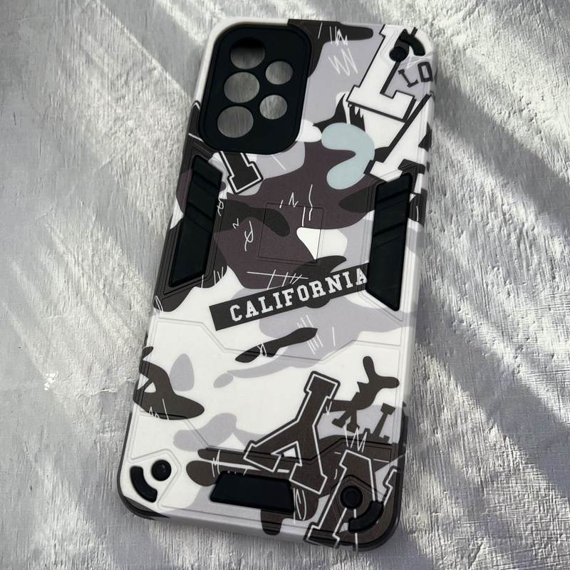 قاب گوشی Galaxy A23 سامسونگ Army Case چریکی ارتشی بتمن ضد ضربه سفید محافظ لنز دار کد 21317 - Image 2
