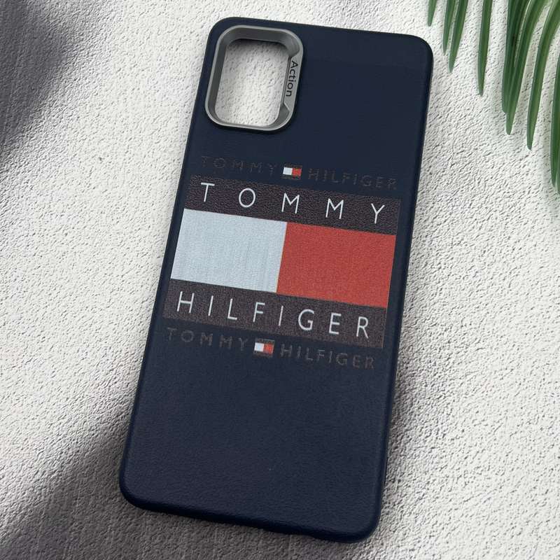 قاب گوشی Galaxy A51 سامسونگ Action Tommy سیلیکونی طرح چرم لنز کرومی سرمه ای کد 29988 - Image 2