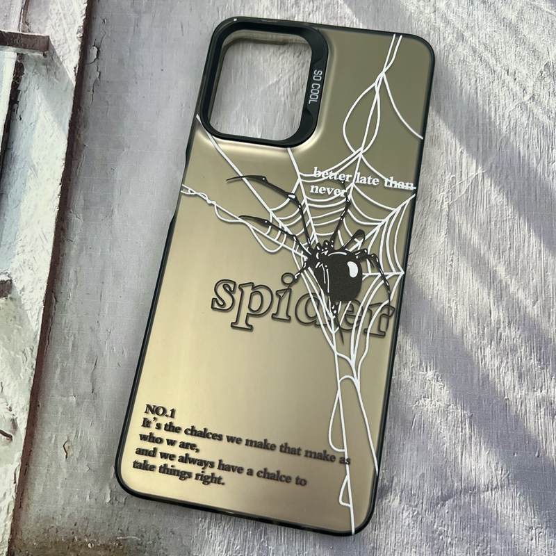 قاب گوشی Galaxy A22 4G / Galaxy M32 4G سامسونگ SO COOL اورجینال PC Case کرومی طرح Spider کد 30797 - Image 2