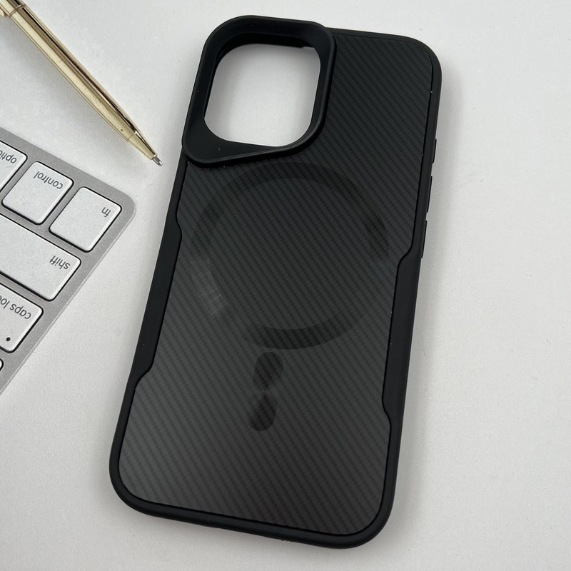 قاب گوشی iPhone 16 آیفون New Zone طرح مگ سیف کربن مشکی کد 31168 - Image 2