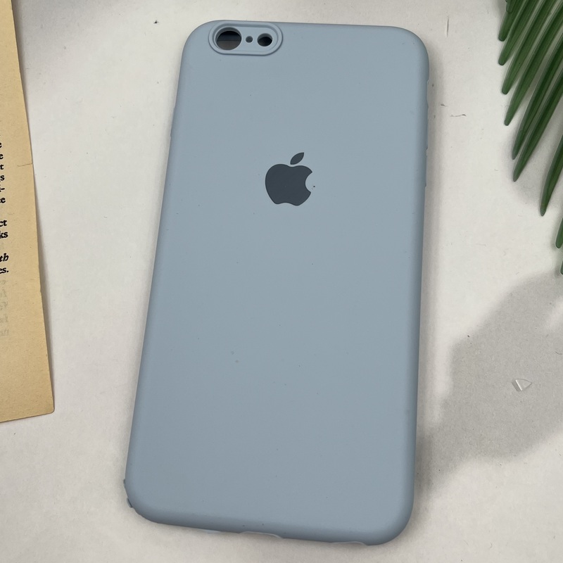 قاب گوشی iPhone 6 Plus / iPhone 6s Plus آیفون سیلیکونی پاک کنی اورجینال داخل پارچه ای محافظ لنز دار رنگ آبی آسمانی کد 31178 - Image 2