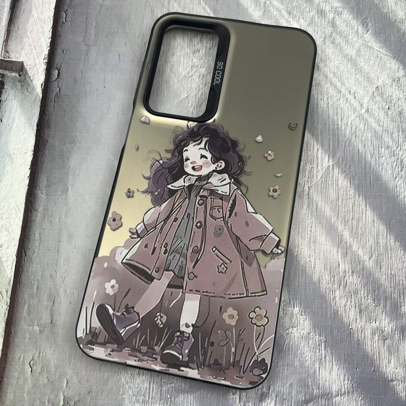 قاب گوشی Galaxy A16 سامسونگ SO COOL اورجینال PC Case کرومی طرح دخترونه کد 31801 - Image 2