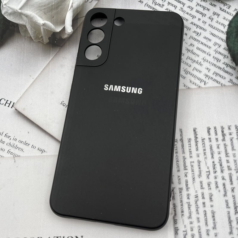 قاب گوشی Galaxy S22 Plus سامسونگ سیلیکونی های کپی محافظ لنز دار مشکی کد 39935 - Image 2
