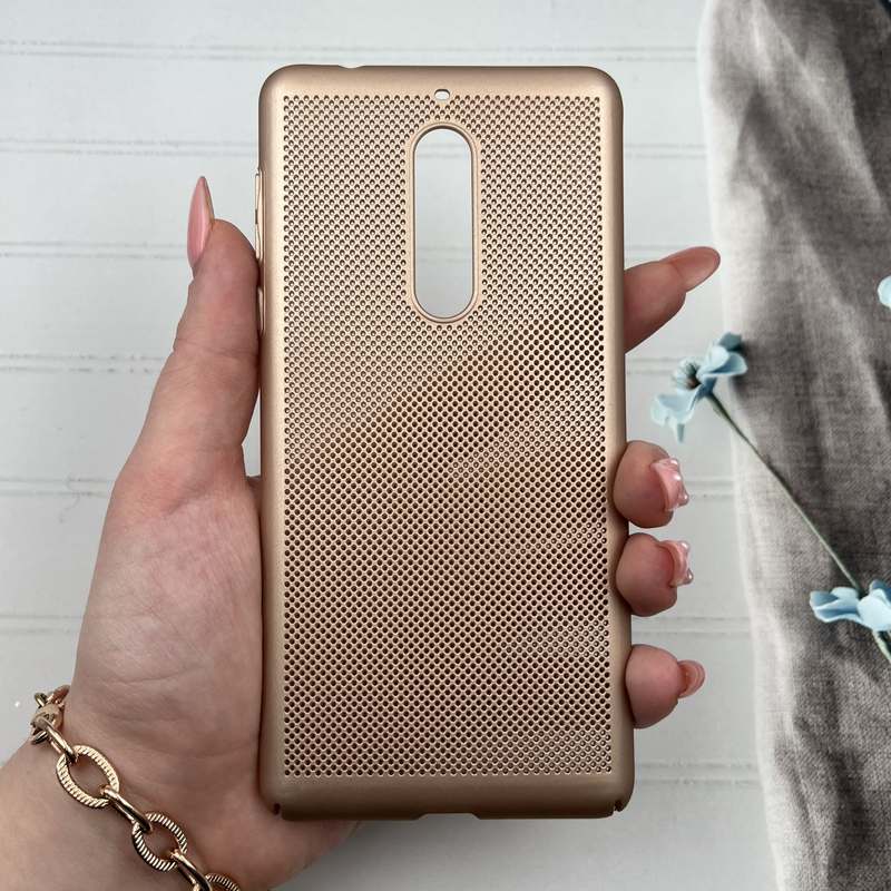 قاب گوشی Nokia 5 نوکیا توری Couling case طلایی کد 41130