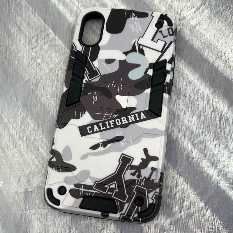 قاب گوشی iPhone X / iPhone XS آیفون Army Case چریکی ارتشی بتمن ضد ضربه سفید کد 57482 - Image 2