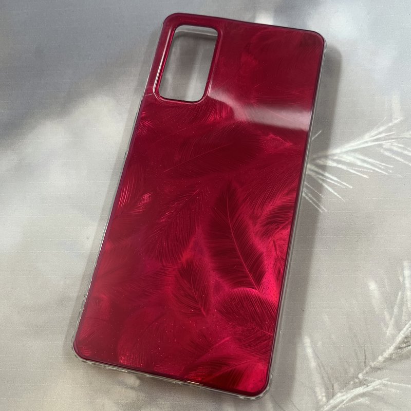 قاب گوشی Galaxy S20 FE سامسونگ طرح پر اکلیلی لاکچری اسپرت قرمز کد 58108 - Image 2