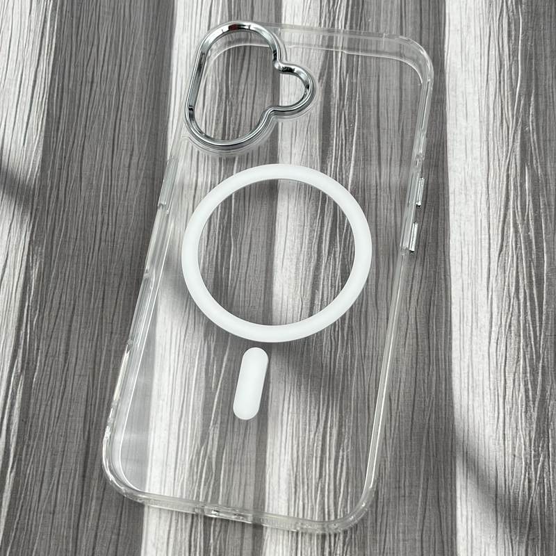 قاب گوشی iPhone 16 آیفون اورجینال belkin مگ سیف Magsafe شفاف لنز متال کد 63675 - Image 2