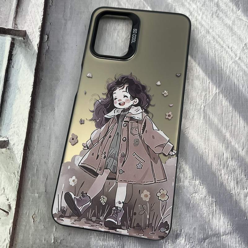قاب گوشی Galaxy A12 / Galaxy M12 سامسونگ SO COOL اورجینال PC Case کرومی طرح دخترونه کد 63776 - Image 2