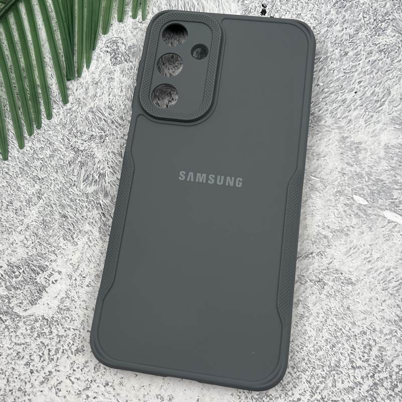 قاب گوشی Galaxy A16 سامسونگ سیلیکونی لنز برجسته طرح سوزنی کلاسیک محافظ لنز دار تیتانیوم کد 66997 - Image 2