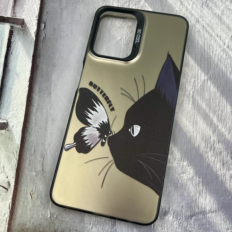قاب گوشی Galaxy A22 4G / Galaxy M32 4G سامسونگ SO COOL اورجینال PC Case کرومی طرح Butterfly کد 67600 - Image 2