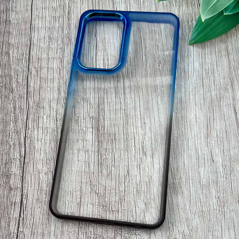 قاب گوشی Galaxy A52 / Galaxy A52S سامسونگ Metal Case شفاف دور سیلیکونی رنگین کمان طیفی کد 81098 - Image 2