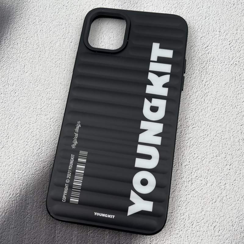 قاب گوشی iPhone 11 Pro Max آیفون سیلیکونی YOUNGKIT طرح Barcode اسپرت مشکی کد 86458 - Image 2