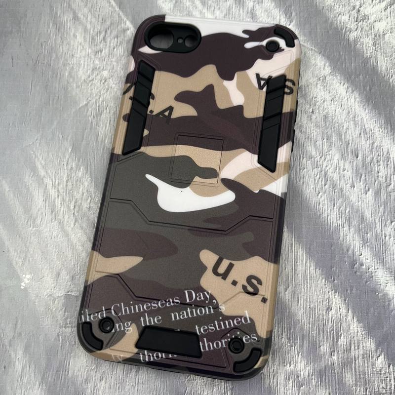 قاب گوشی iPhone 7 / iPhone 8 / iPhone SE 2020 / iPhone SE 2022 آیفون Army Case چریکی ارتشی بتمن ضد ضربه کرم محافظ لنز دار کد 87232 - Image 2