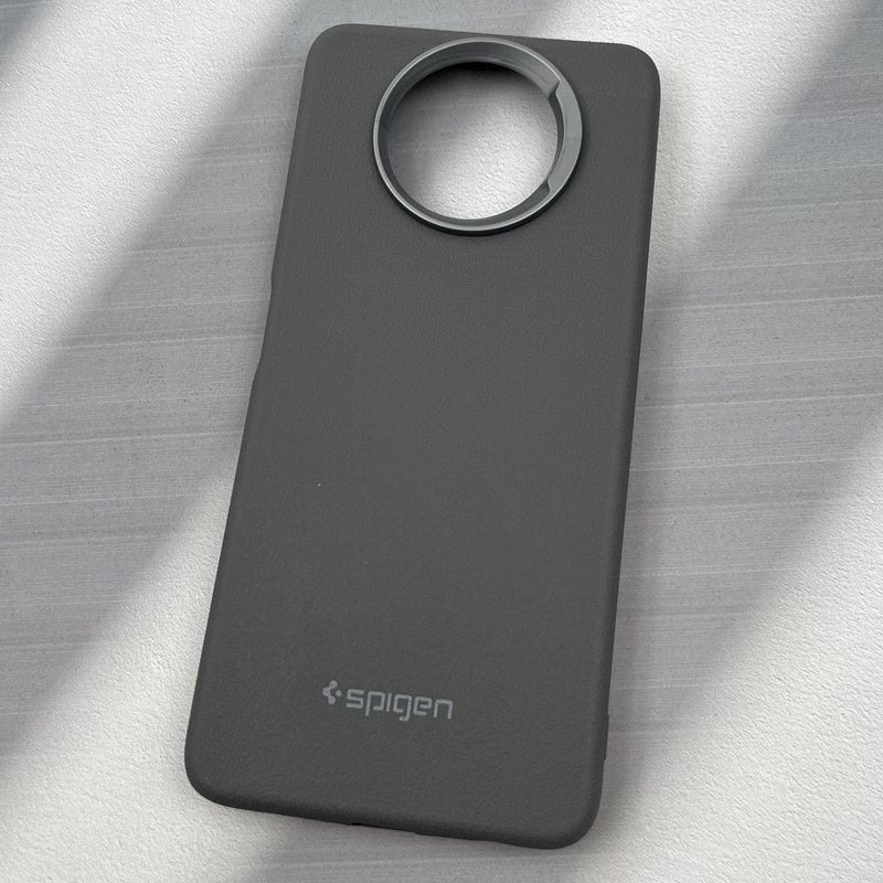 قاب گوشی Poco X3 / Poco X3 NFC / Poco X3 Pro شیائومی Leather Design طرح چرم اورجینال Spigen لنز کروم اسپرت تیتانیوم کد 87800 - Image 2
