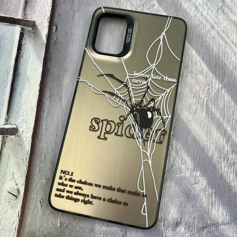 قاب گوشی Galaxy A51 سامسونگ SO COOL اورجینال PC Case کرومی طرح Spider کد 93592 - Image 2