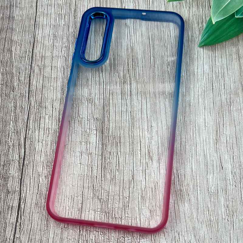 قاب گوشی Galaxy A30S / Galaxy A50S / Galaxy A50 سامسونگ Metal Case شفاف دور سیلیکونی رنگین کمان طیفی کد 94778 - Image 2