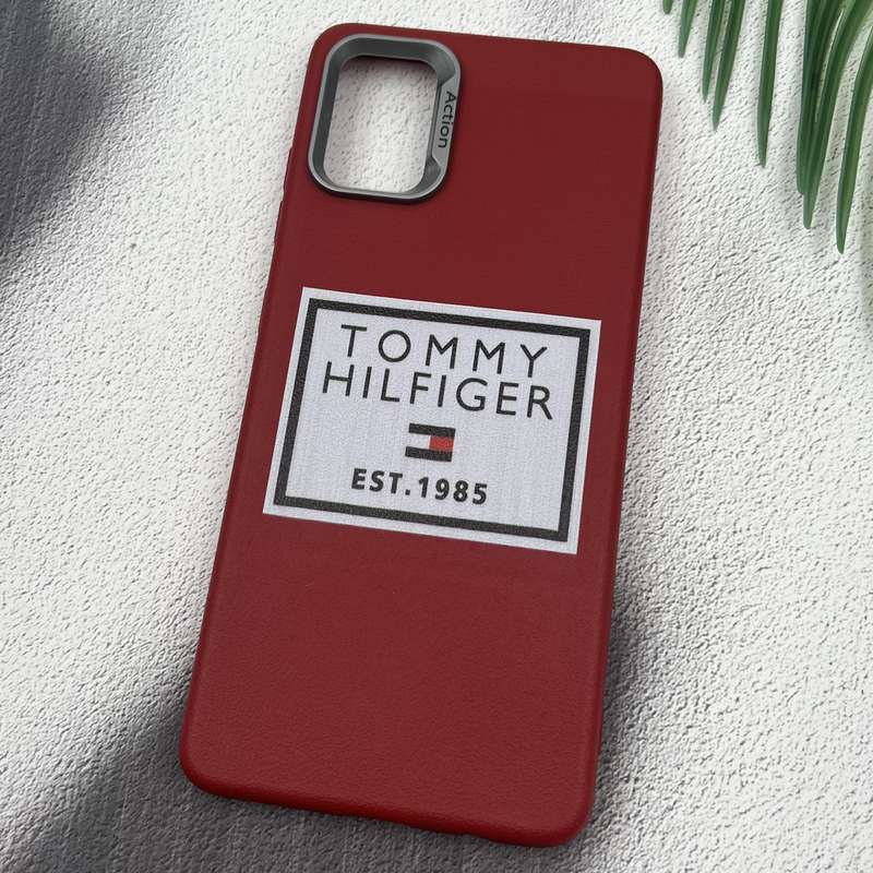 قاب گوشی Galaxy A51 سامسونگ Action Tommy سیلیکونی طرح چرم لنز کرومی قرمز کد 96212 - Image 2